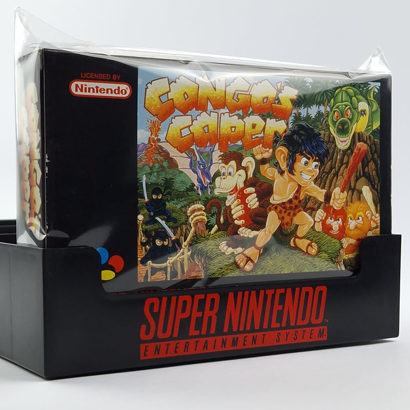 Super Nintendo Spiel : Congos Caper - Modul Anleitung OVP cib / SNES PAL NOE