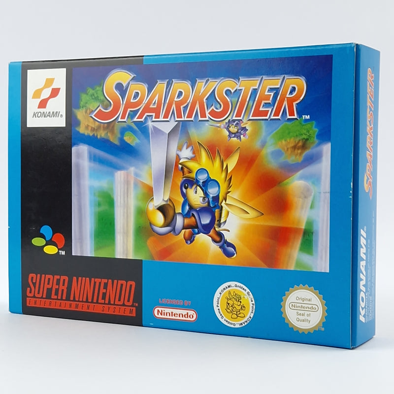 Super Nintendo Game: Sparkster - Module Instructions OVP cib / SNES PAL EUR