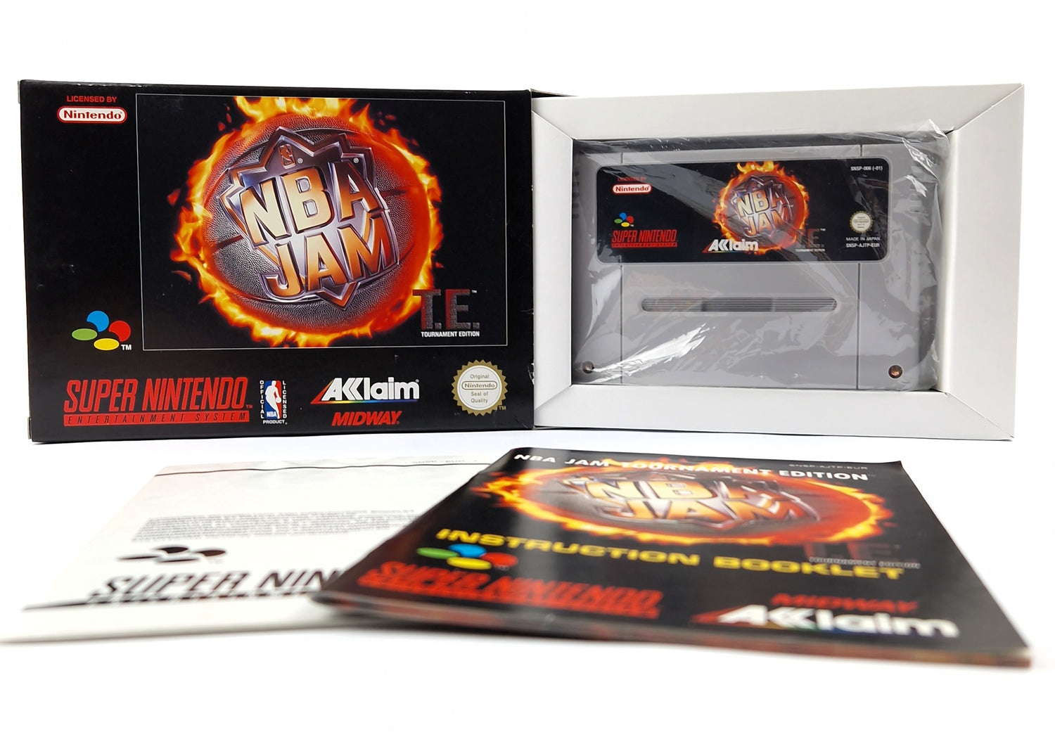 Super Nintendo Spiel : NBA JAM T.E. Tournament Edition - SNES cib OVP PAL EUR