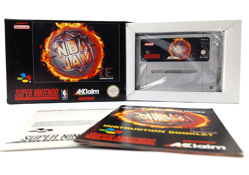 Super Nintendo Spiel : NBA JAM T.E. Tournament Edition - SNES cib OVP PAL EUR