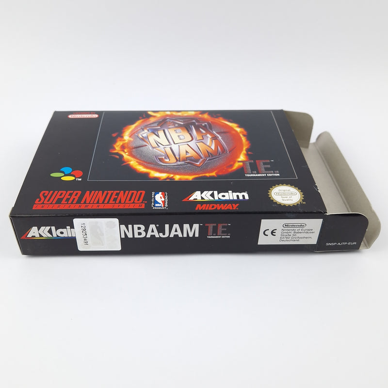Super Nintendo Spiel : NBA JAM T.E. Tournament Edition - SNES cib OVP PAL EUR