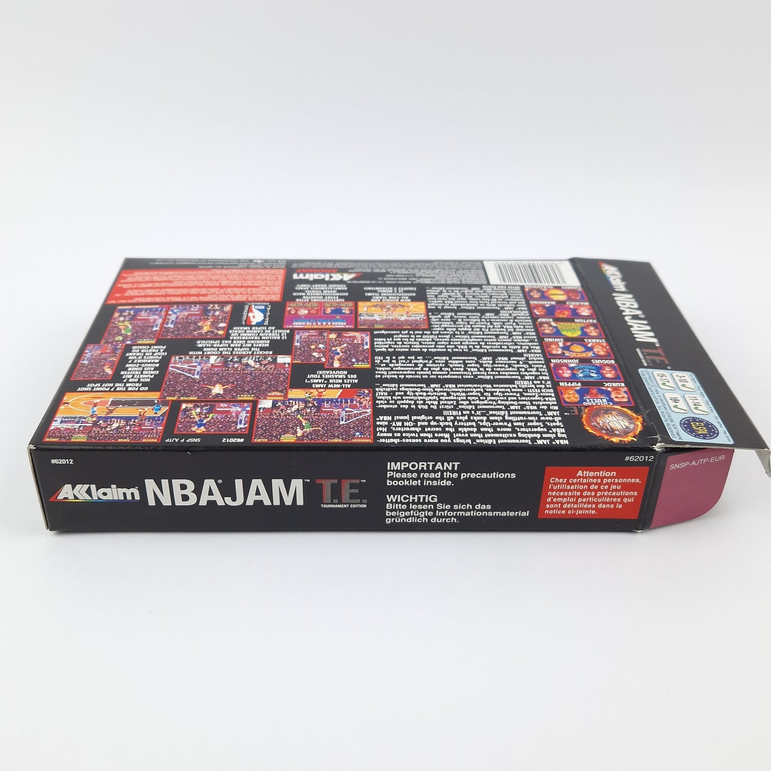 Super Nintendo Spiel : NBA JAM T.E. Tournament Edition - SNES cib OVP PAL EUR