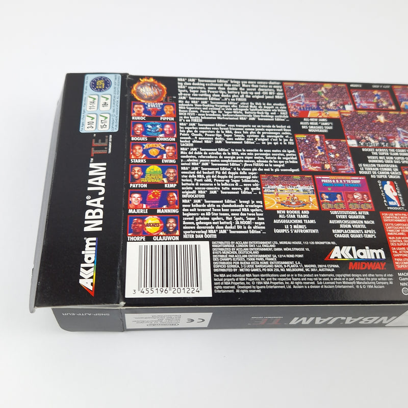 Super Nintendo Spiel : NBA JAM T.E. Tournament Edition - SNES cib OVP PAL EUR