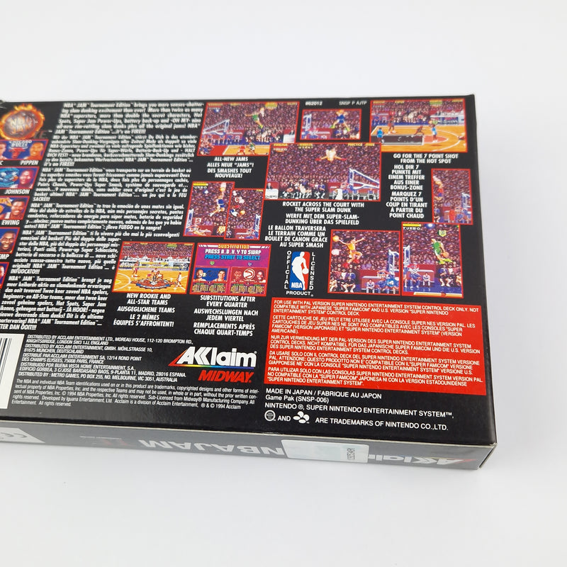 Super Nintendo Spiel : NBA JAM T.E. Tournament Edition - SNES cib OVP PAL EUR