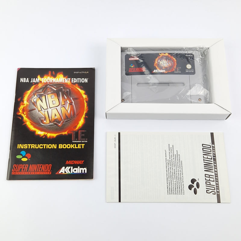Super Nintendo Spiel : NBA JAM T.E. Tournament Edition - SNES cib OVP PAL EUR