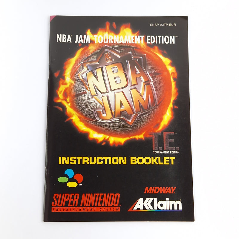 Super Nintendo Spiel : NBA JAM T.E. Tournament Edition - SNES cib OVP PAL EUR