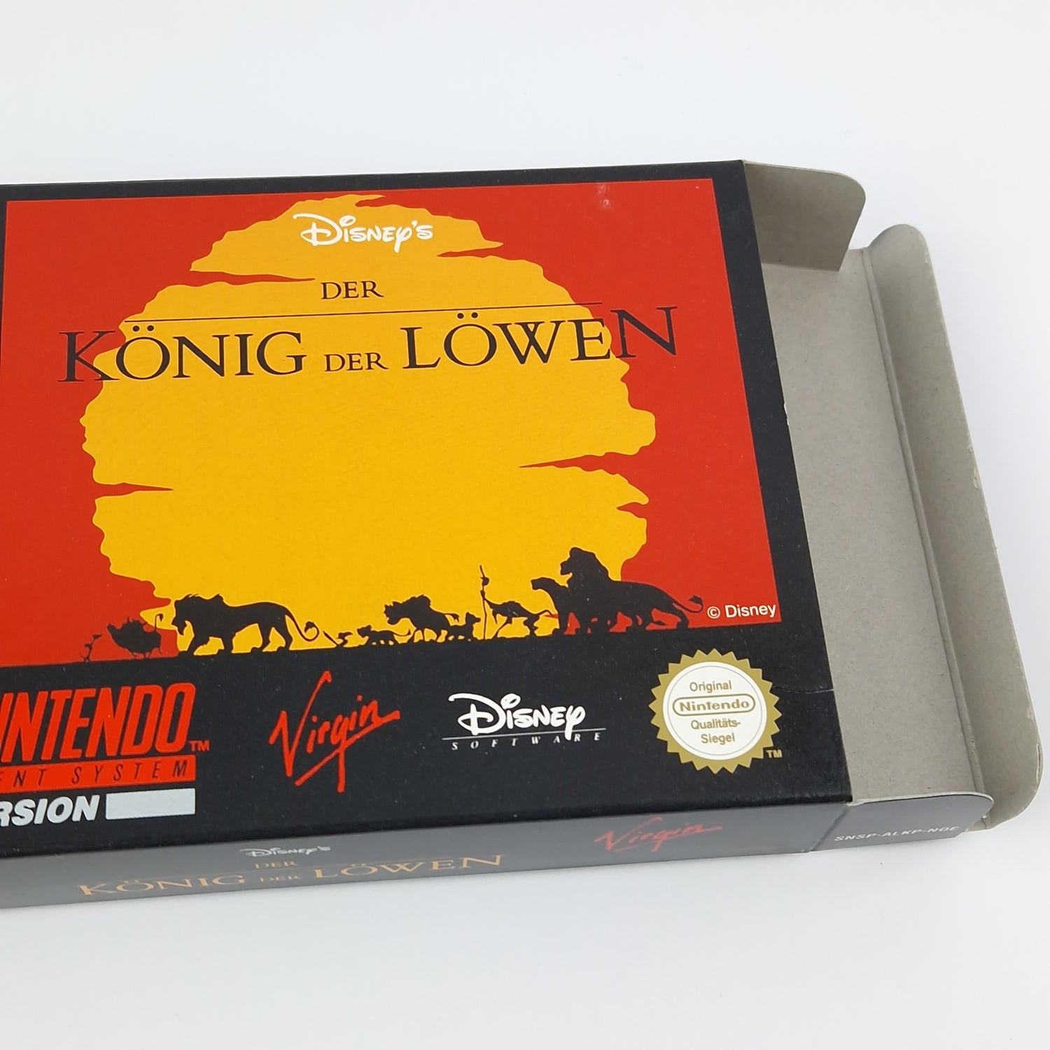 Super Nintendo Game: Disney's The Lion King - SNES cib OVP PAL NOE