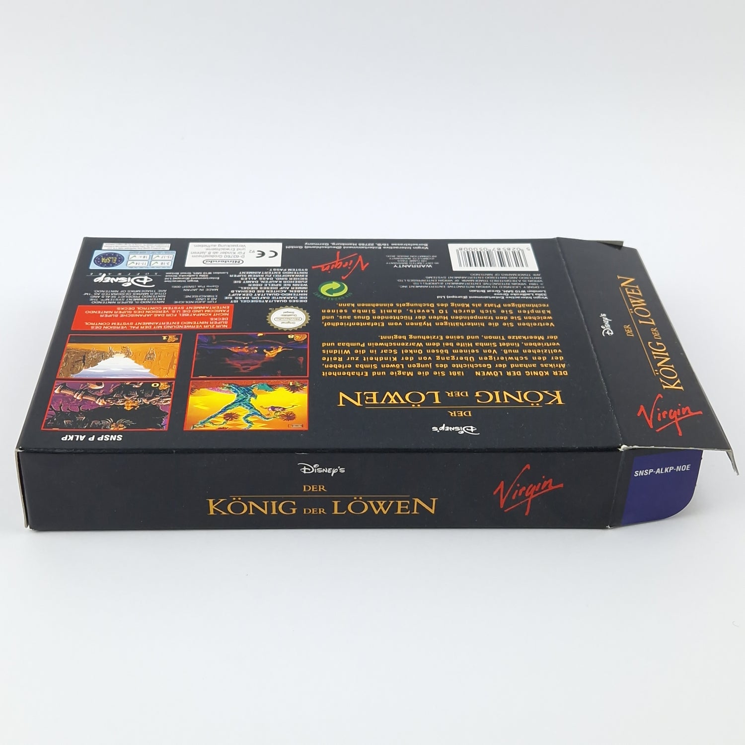 Super Nintendo Spiel : Disneys Der König der Löwen - SNES cib OVP PAL NOE