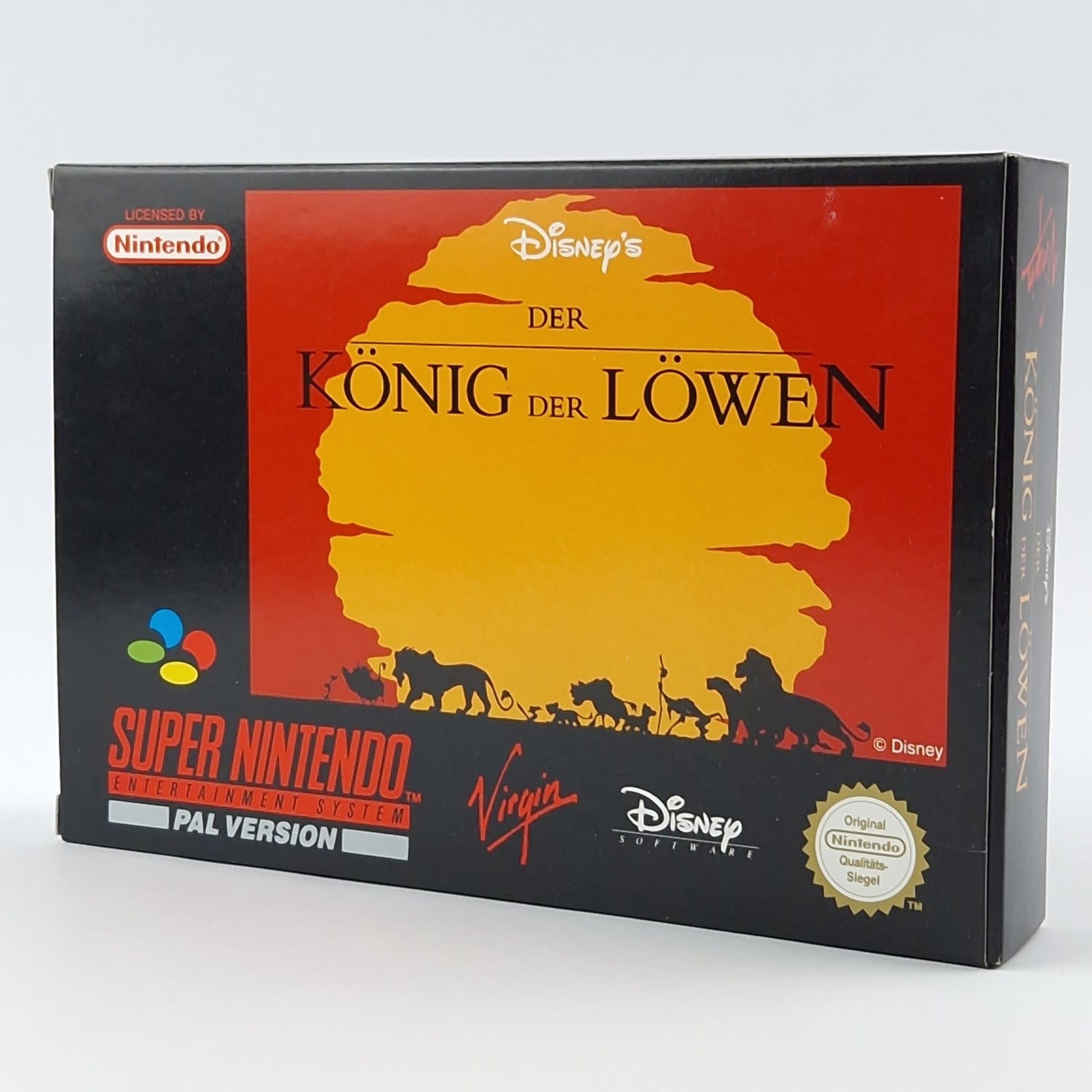 Super Nintendo Game: Disney's The Lion King - SNES cib OVP PAL NOE