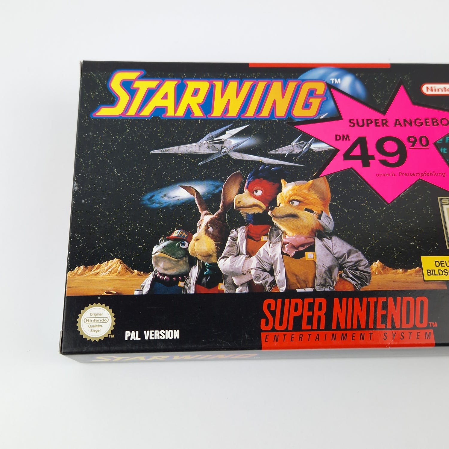 Super Nintendo Spiel : Starwing - Modul Anleitung OVP cib | SNES PAL NOE