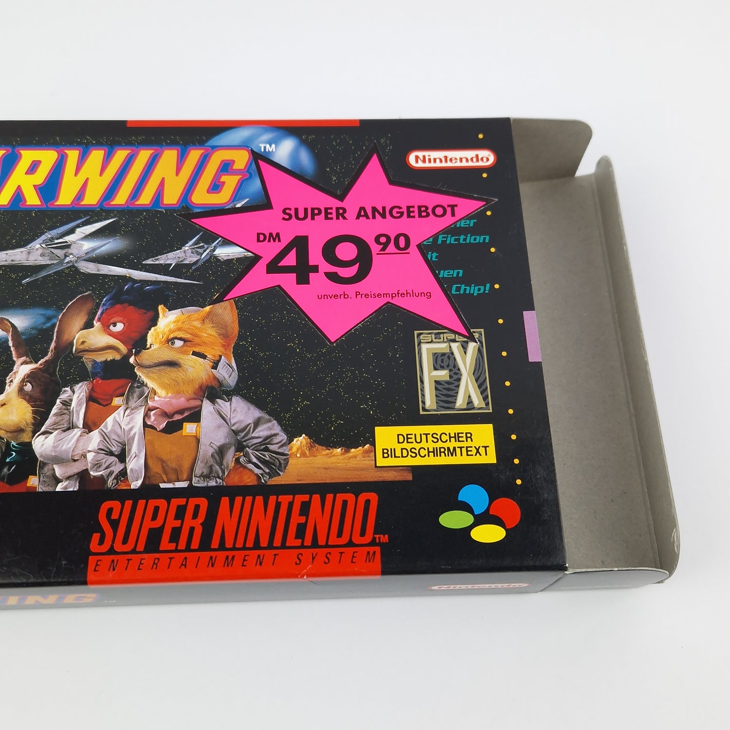 Super Nintendo Spiel : Starwing - Modul Anleitung OVP cib | SNES PAL NOE