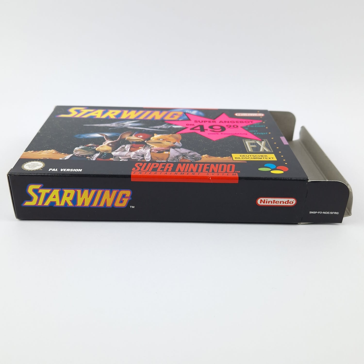 Super Nintendo Spiel : Starwing - Modul Anleitung OVP cib | SNES PAL NOE