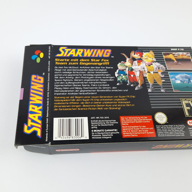 Super Nintendo Game: Starwing - Module Instructions OVP cib | SNES PAL NOE