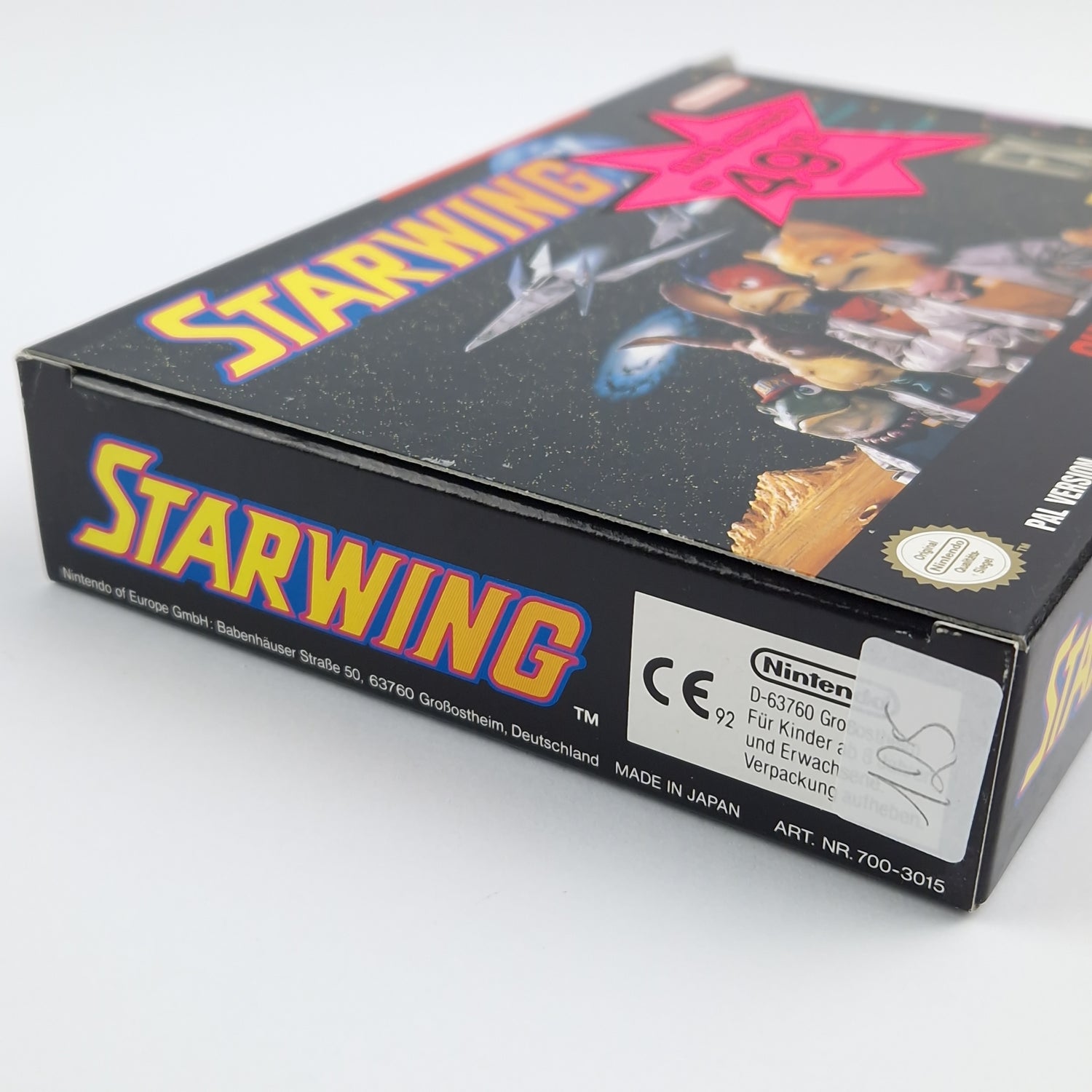 Super Nintendo Game: Starwing - Module Instructions OVP cib | SNES PAL NOE