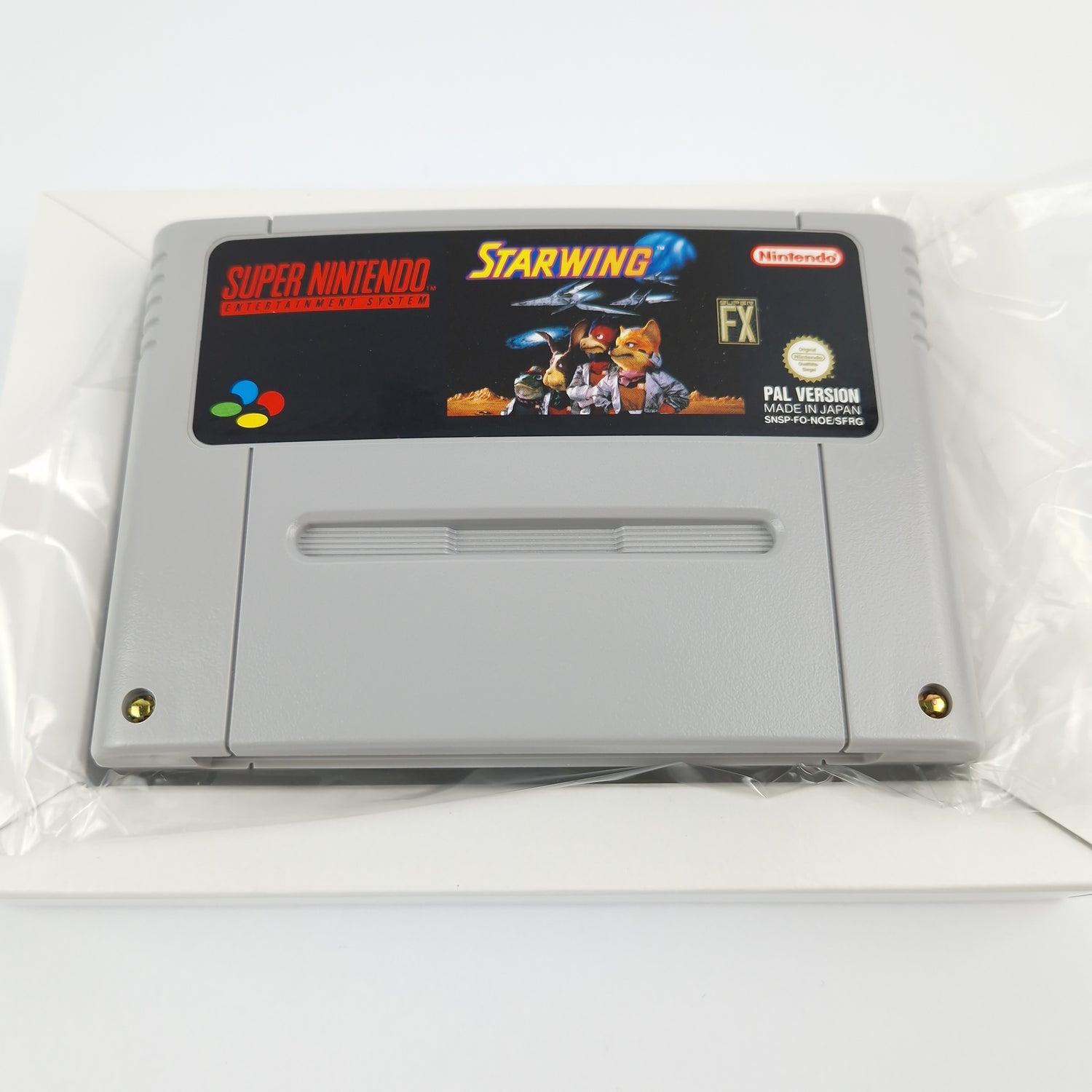 Super Nintendo Spiel : Starwing - Modul Anleitung OVP cib | SNES PAL NOE