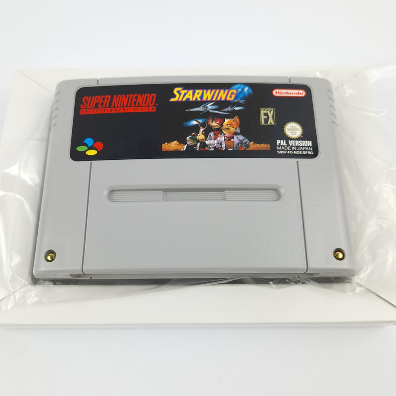 Super Nintendo Game: Starwing - Module Instructions OVP cib | SNES PAL NOE