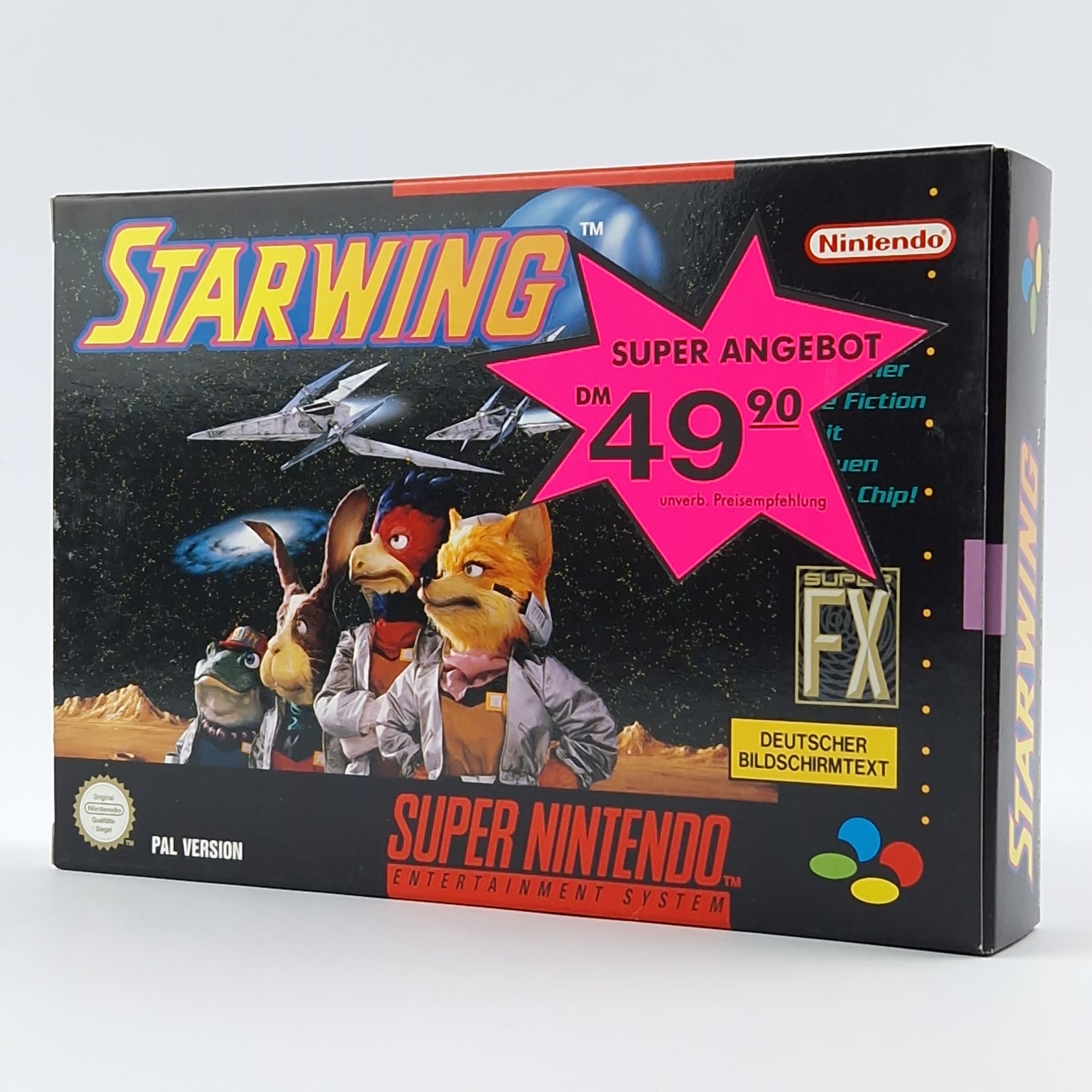 Super Nintendo Game: Starwing - Module Instructions OVP cib | SNES PAL NOE