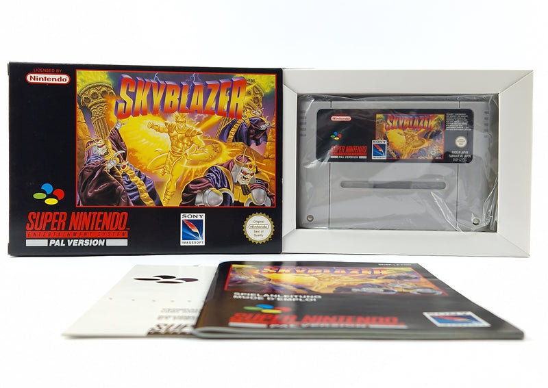 Super Nintendo Game: Skyblazer - Module Instructions OVP cib | SNES PAL FRG