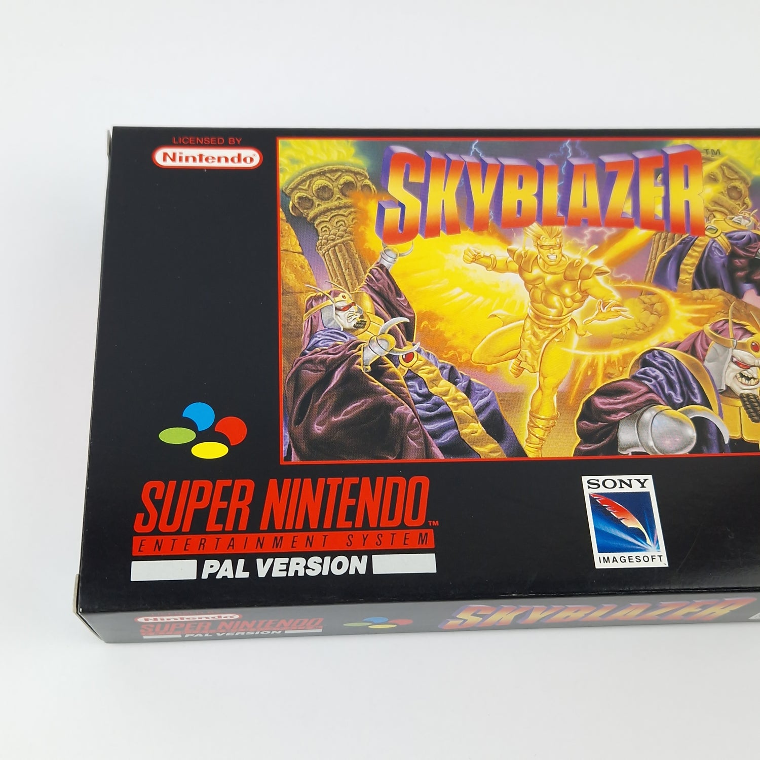 Super Nintendo Game: Skyblazer - Module Instructions OVP cib | SNES PAL FRG