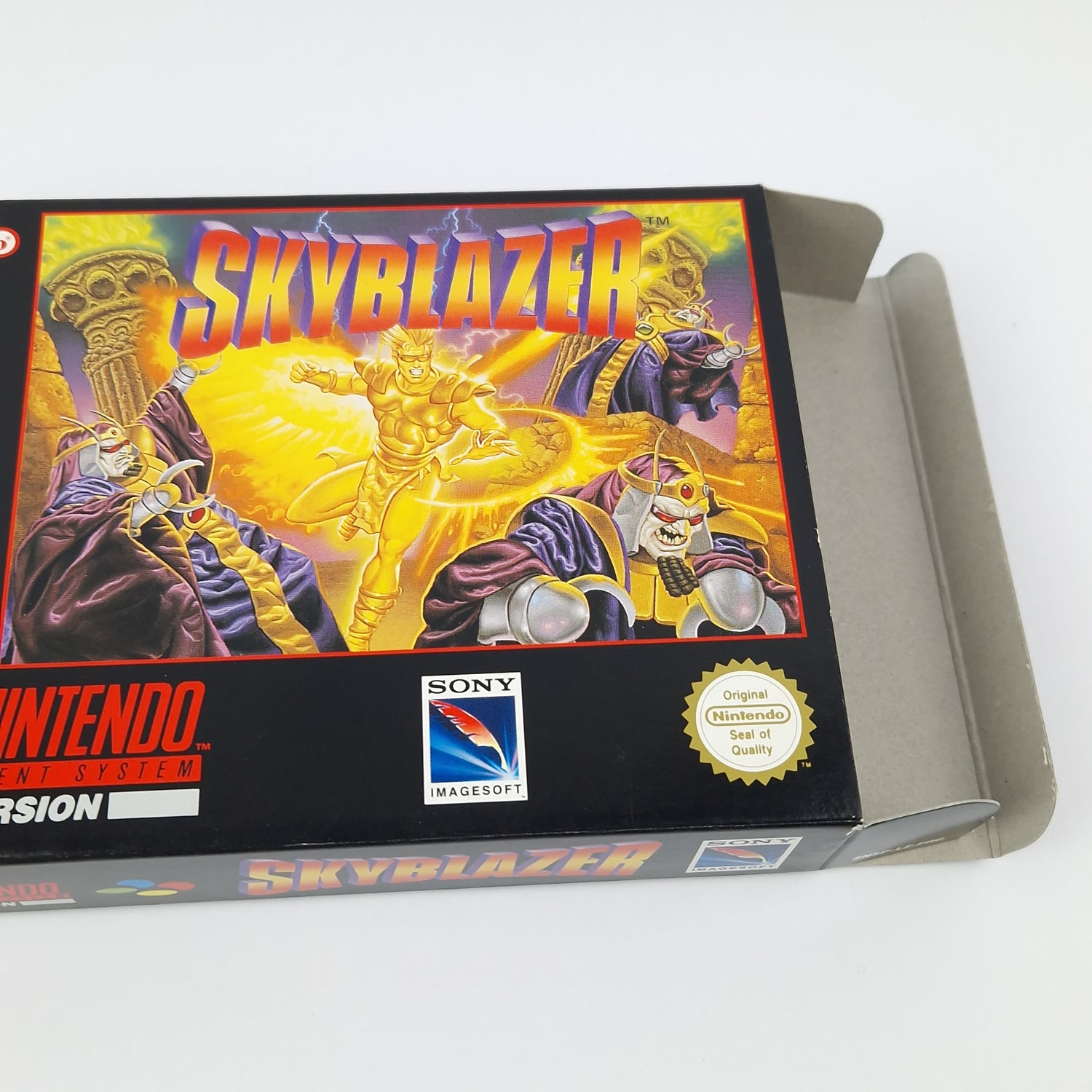 Super Nintendo Game: Skyblazer - Module Instructions OVP cib | SNES PAL FRG