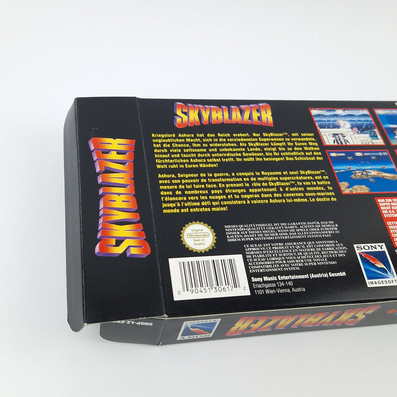 Super Nintendo Game: Skyblazer - Module Instructions OVP cib | SNES PAL FRG