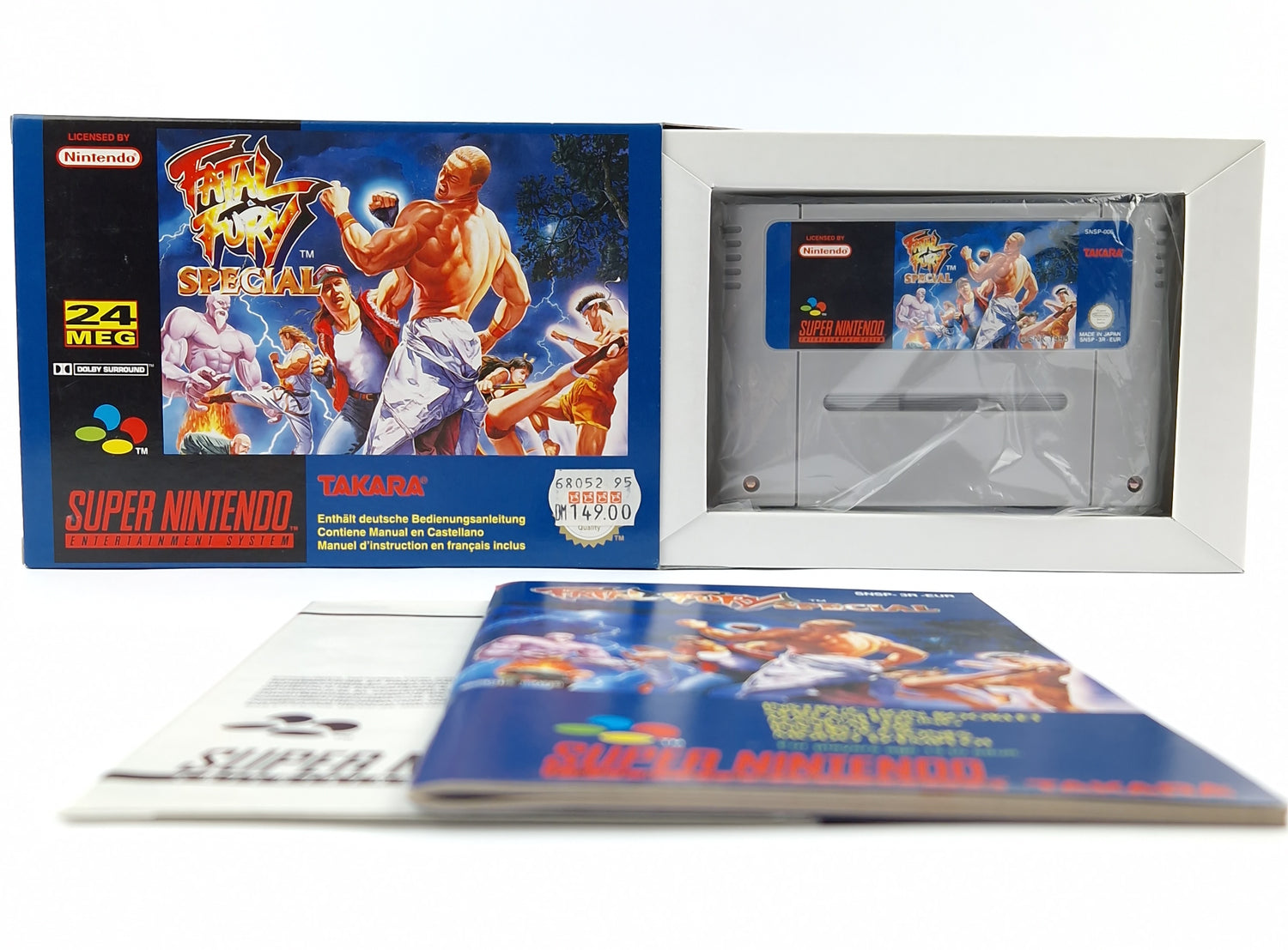 Super Nintendo Spiel : Fatal Fury Special - Modul Anleitung OVP cib | SNES PAL