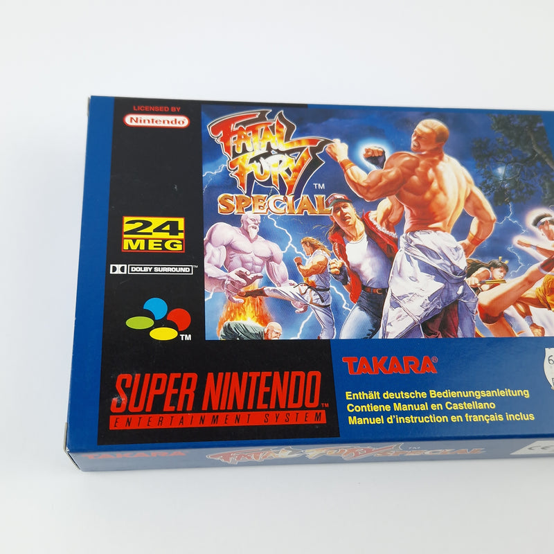 Super Nintendo Game: Fatal Fury Special - Module Instructions OVP cib | SNES PAL