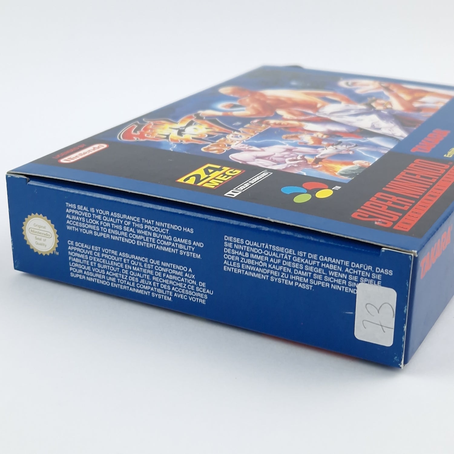 Super Nintendo Game: Fatal Fury Special - Module Instructions OVP cib | SNES PAL