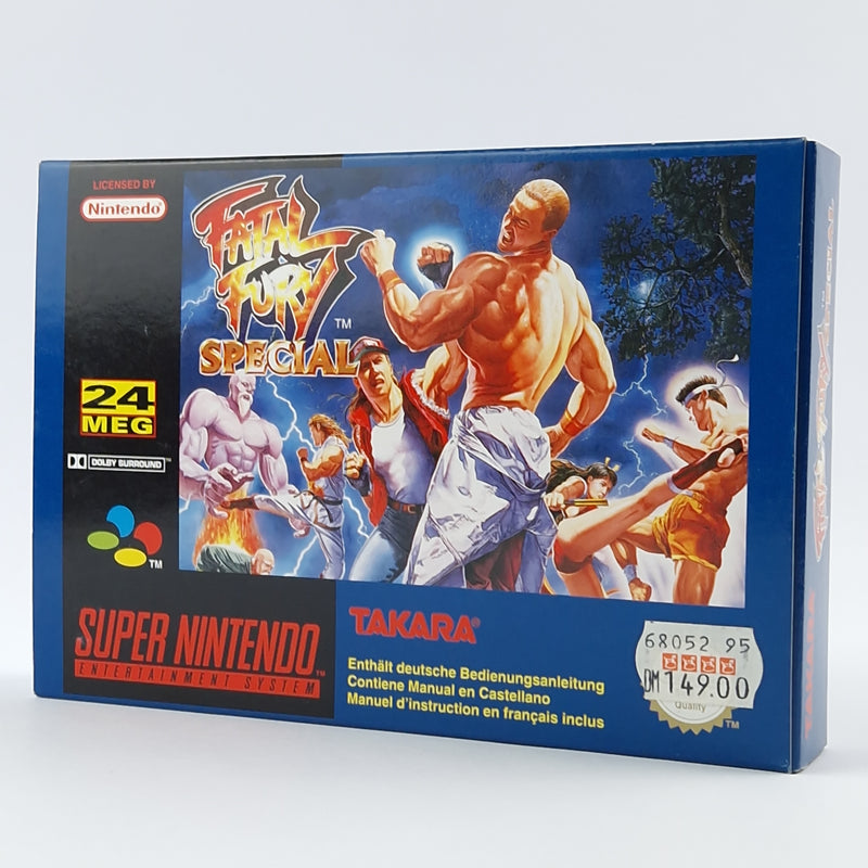 Super Nintendo Game: Fatal Fury Special - Module Instructions OVP cib | SNES PAL