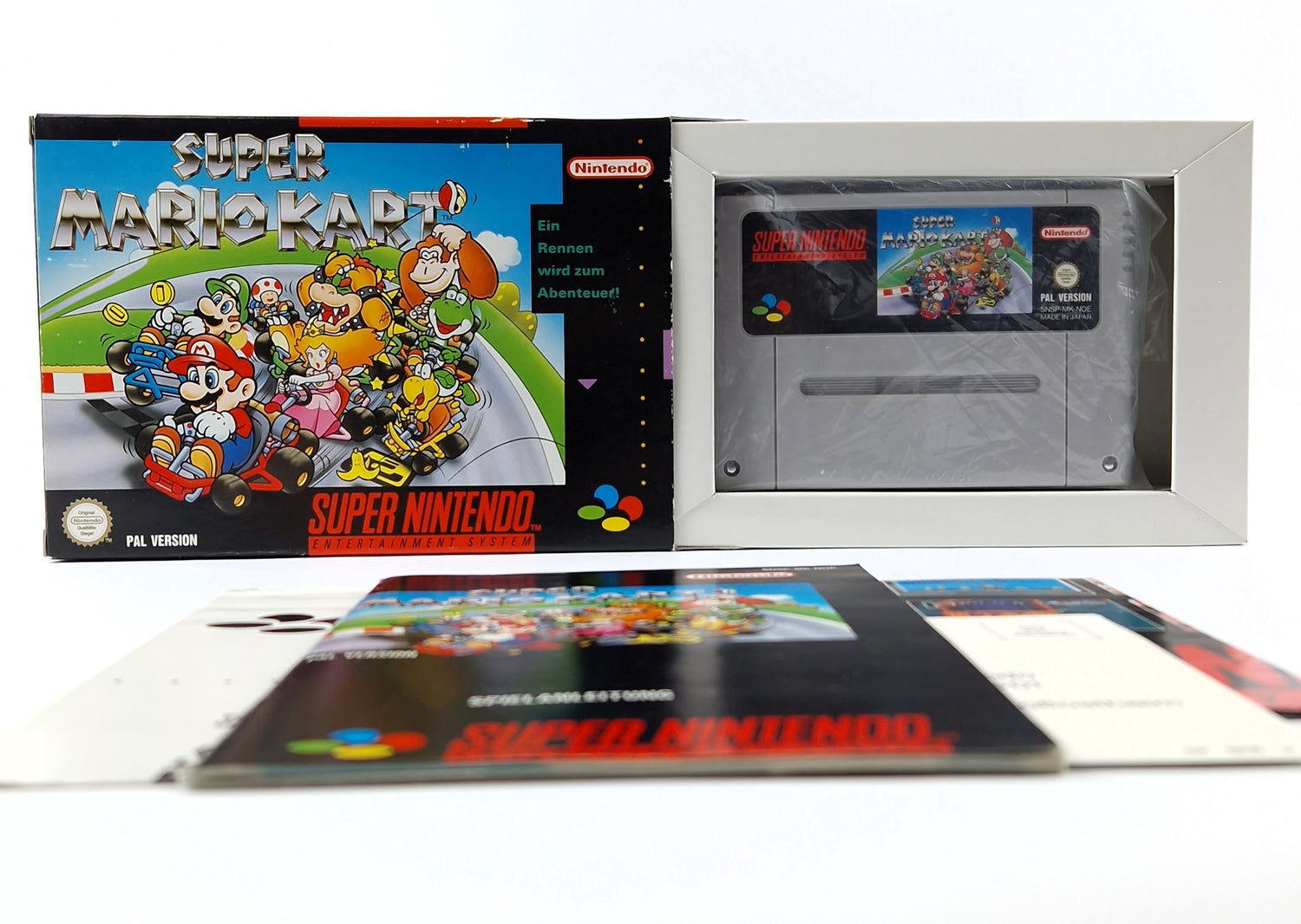 Super Nintendo Game: Super Mario Kart - Module Instructions OVP cib | SNES PAL NOE