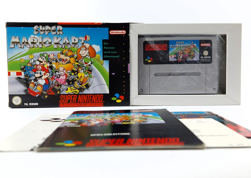 Super Nintendo Spiel : Super Mario Kart - Modul Anleitung OVP cib | SNES PAL NOE