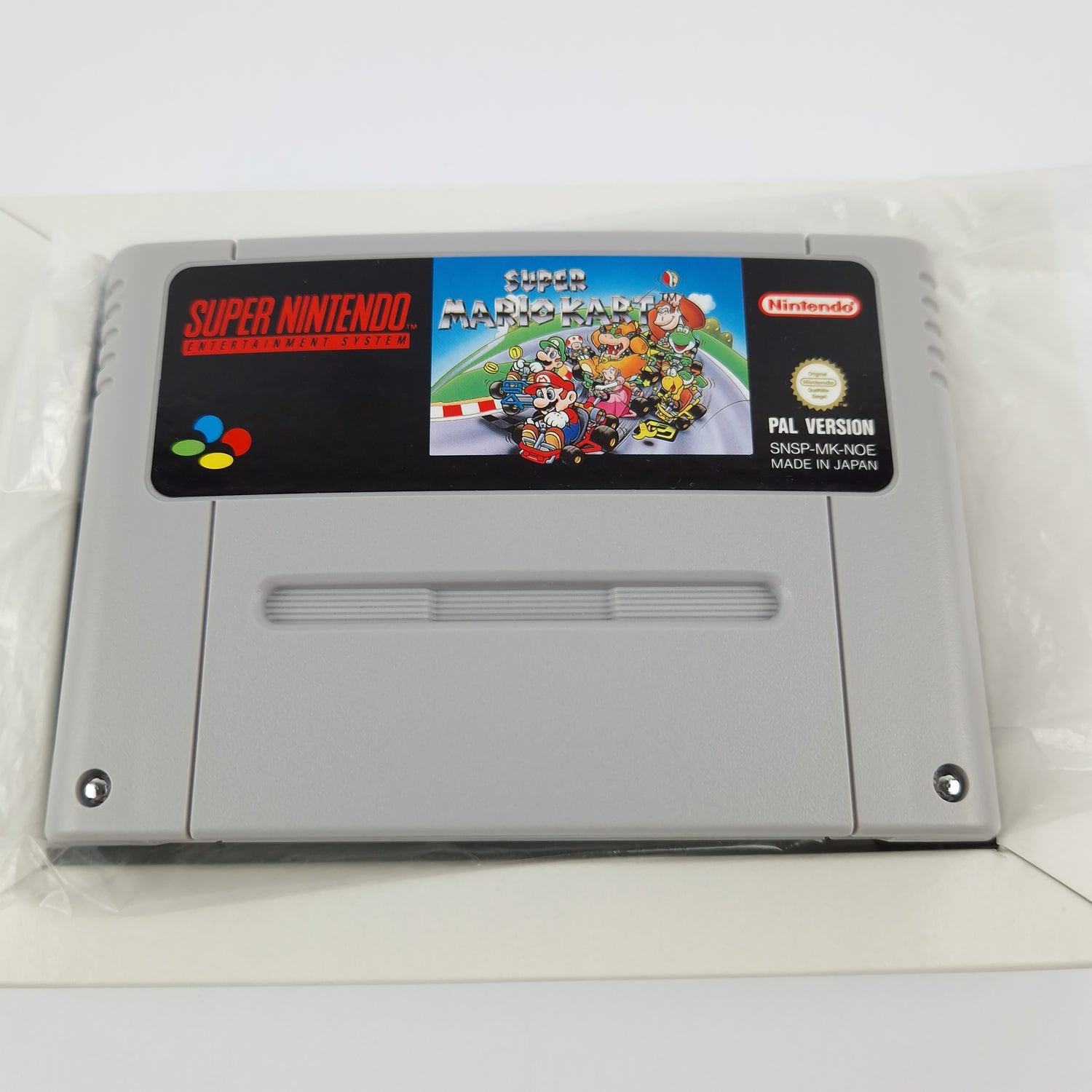 Super Nintendo Game: Super Mario Kart - Module Instructions OVP cib | SNES PAL NOE