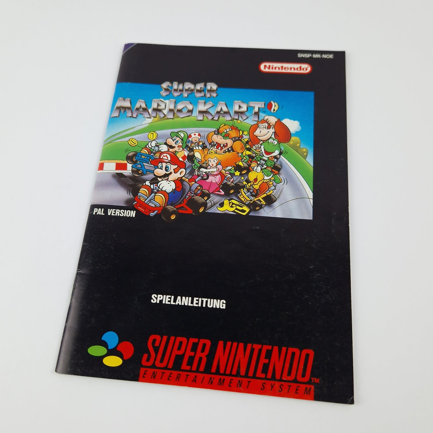 Super Nintendo Game: Super Mario Kart - Module Instructions OVP cib | SNES PAL NOE