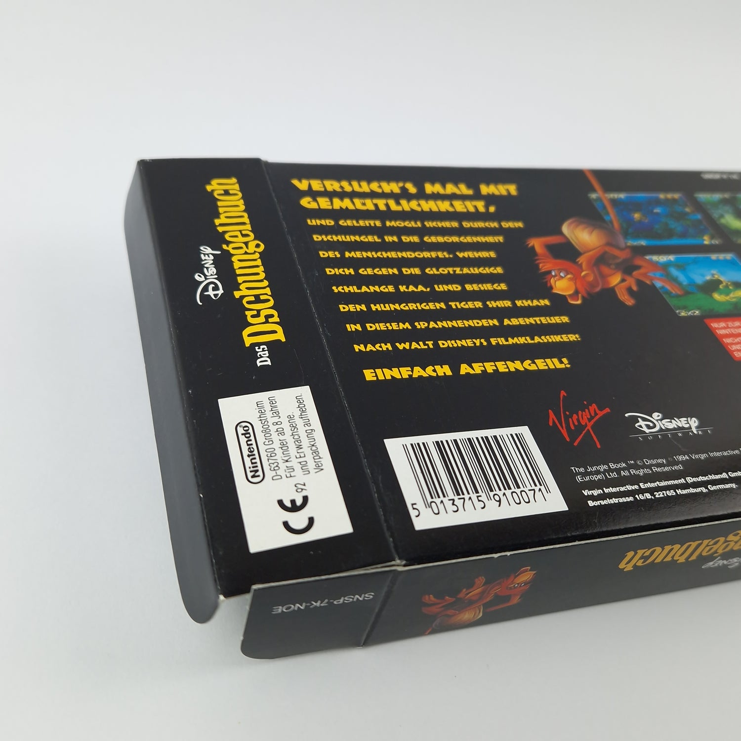 Super Nintendo Game: Disney the Jungle Book - Module Instructions OVP cib | SNES