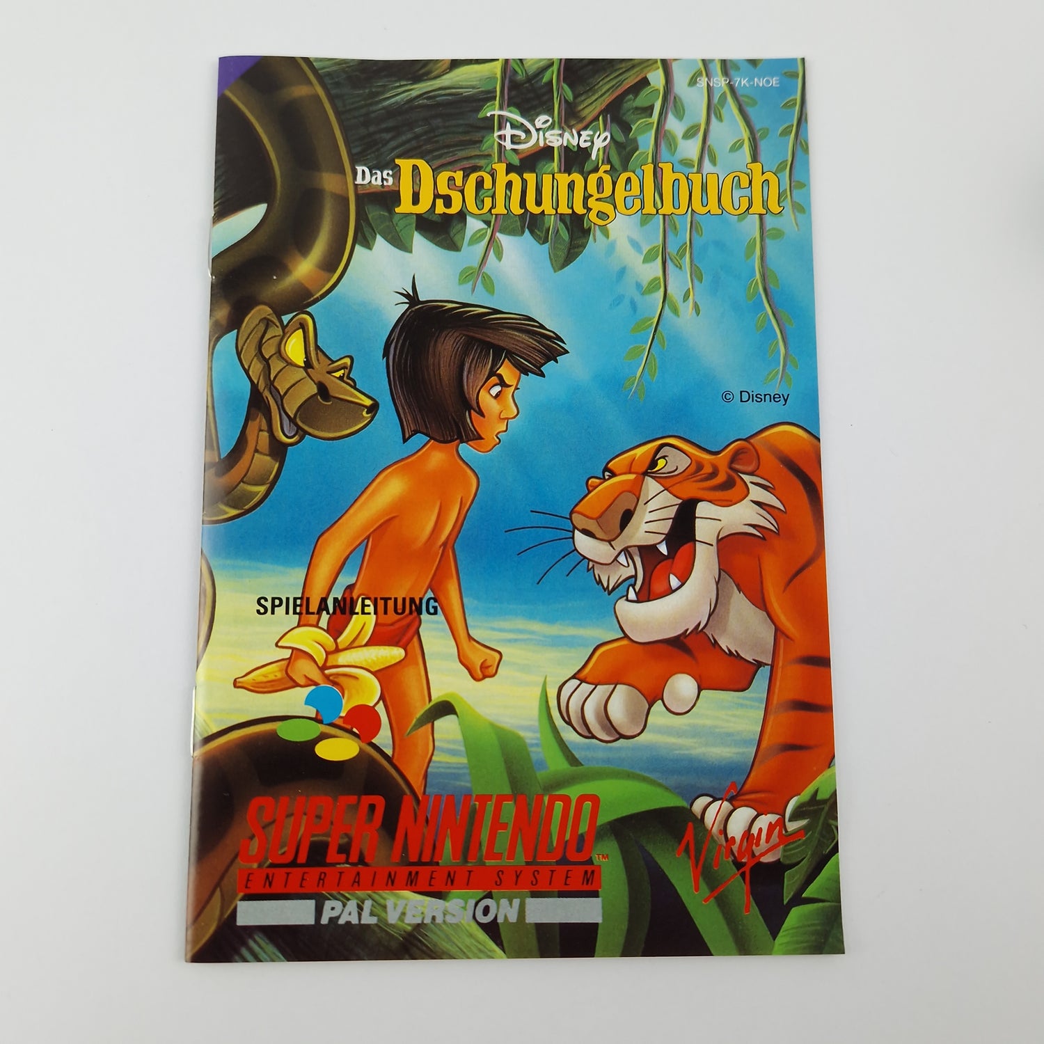 Super Nintendo Game: Disney the Jungle Book - Module Instructions OVP cib | SNES