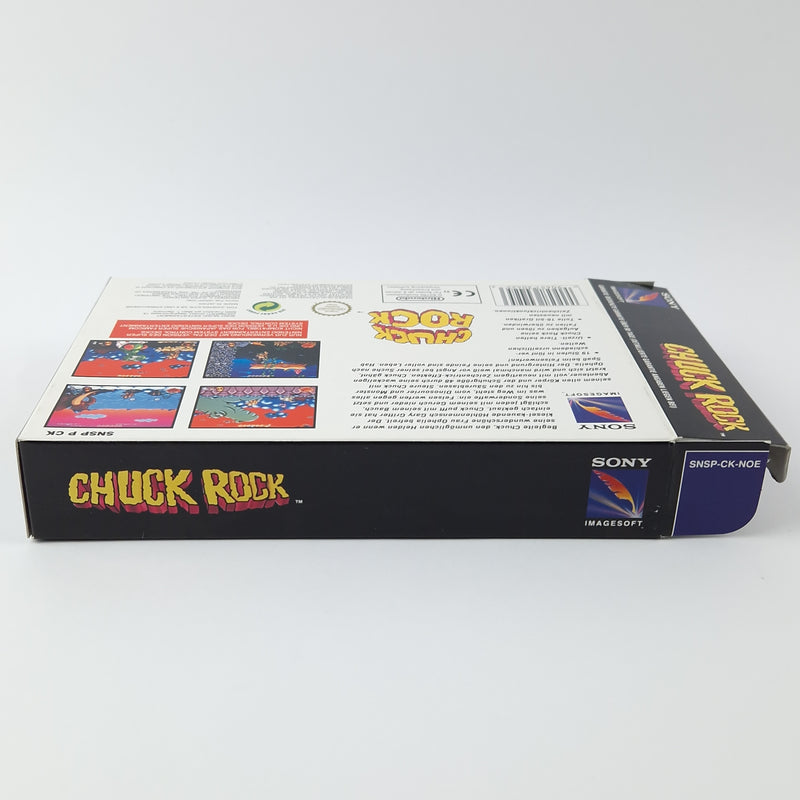 Super Nintendo Game: Chuck Rock - Module Instructions OVP cib | SNES PAL NOE