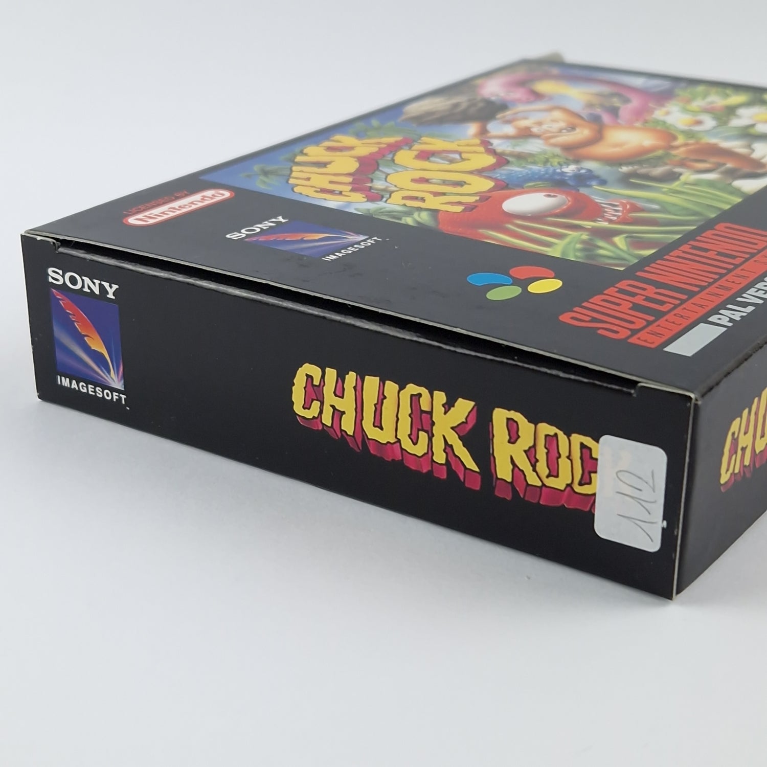 Super Nintendo Game: Chuck Rock - Module Instructions OVP cib | SNES PAL NOE