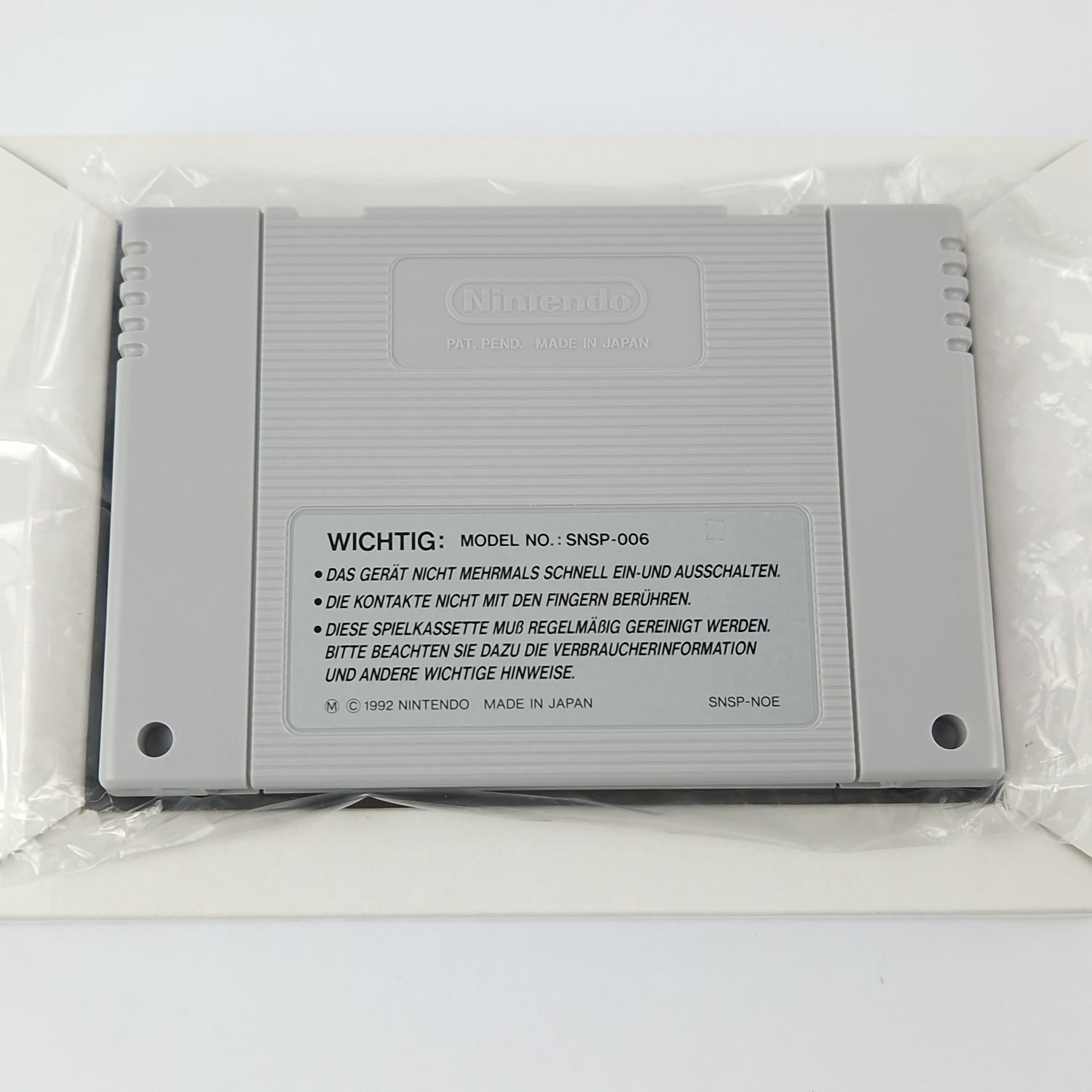 Super Nintendo Game: Chuck Rock - Module Instructions OVP cib | SNES PAL NOE