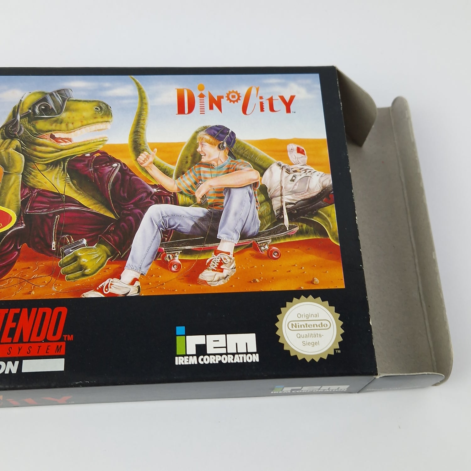 Super Nintendo Game: Dino City + Poster Module Instructions OVP cib | SNES NOE