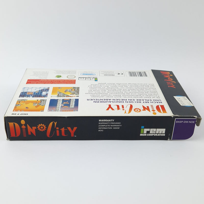 Super Nintendo Game: Dino City + Poster Module Instructions OVP cib | SNES NOE