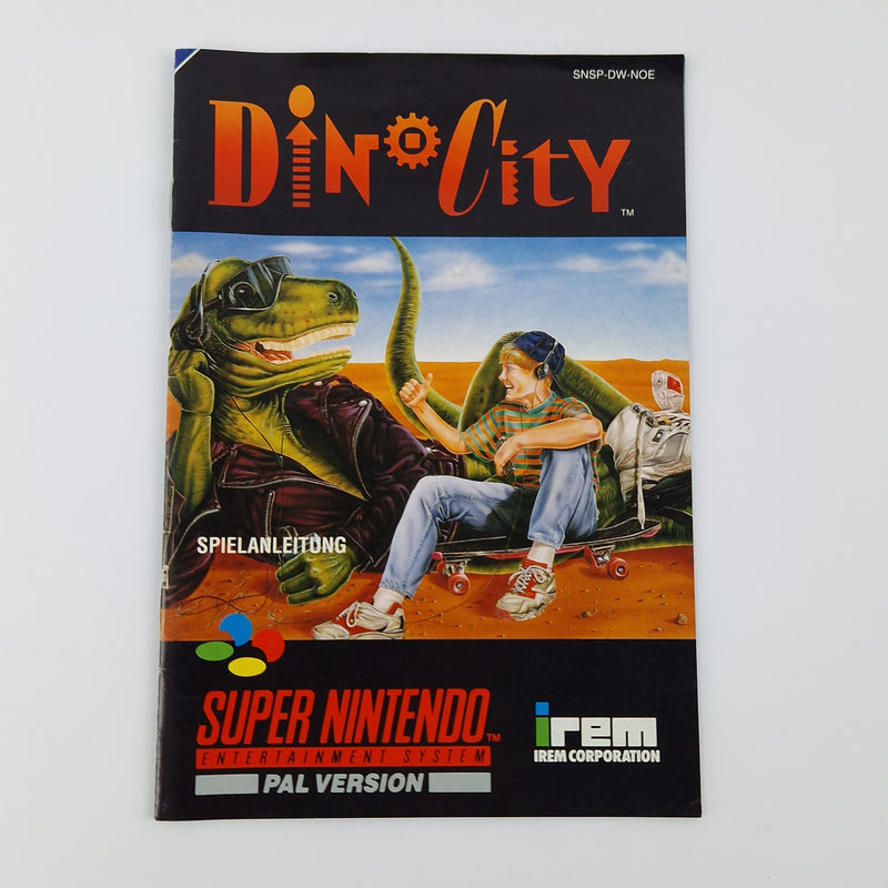 Super Nintendo Spiel : Dino City + Poster - Modul Anleitung OVP cib | SNES NOE