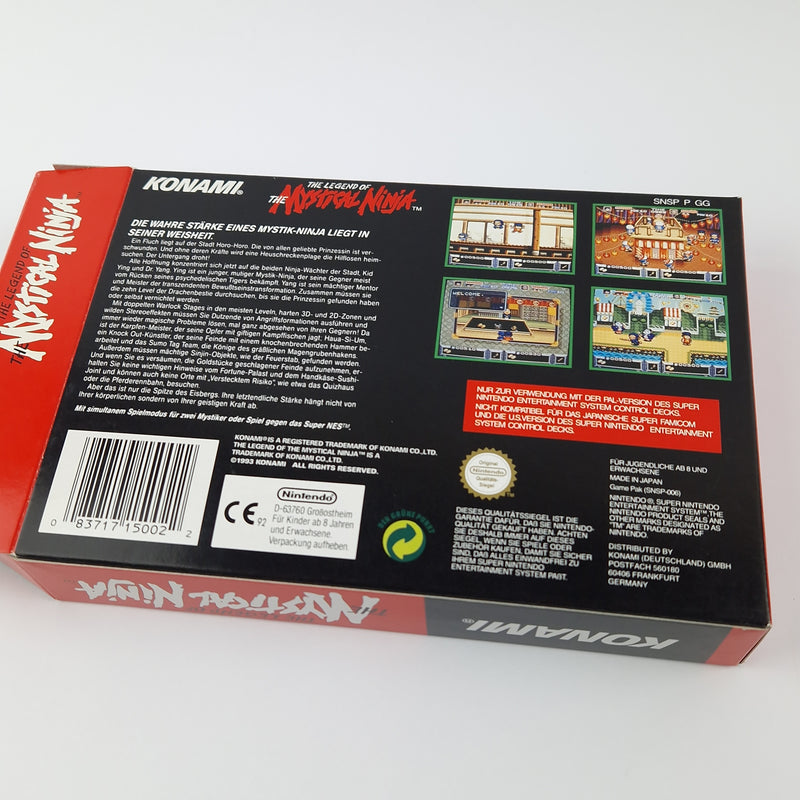 Super Nintendo Spiel : The Legend of Mystical Ninja - Modul Anleitung OVP cib
