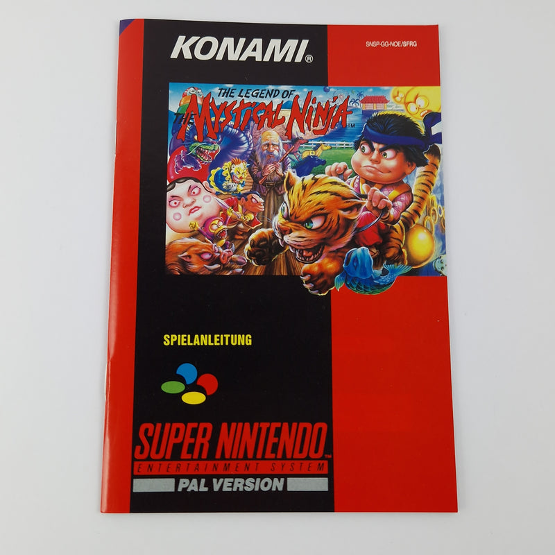 Super Nintendo Spiel : The Legend of Mystical Ninja - Modul Anleitung OVP cib