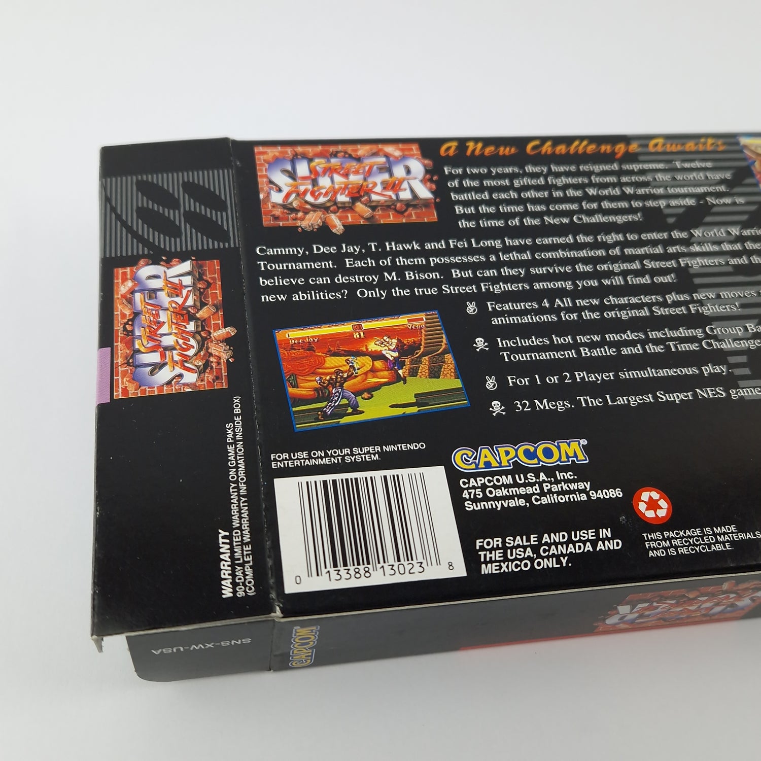 Super Nintendo Game: Super Street Fighter II - Cartridge Manual OVP | SNES USA