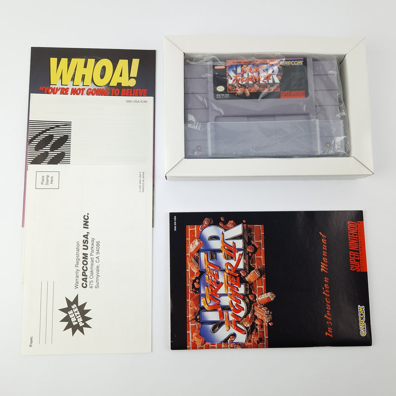 Super Nintendo Spiel : Super Street Fighter II - Cartridge Manual OVP | SNES USA