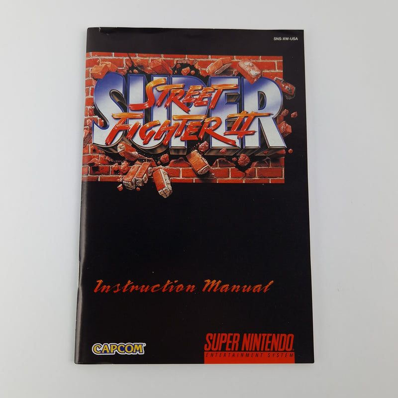 Super Nintendo Spiel : Super Street Fighter II - Cartridge Manual OVP | SNES USA