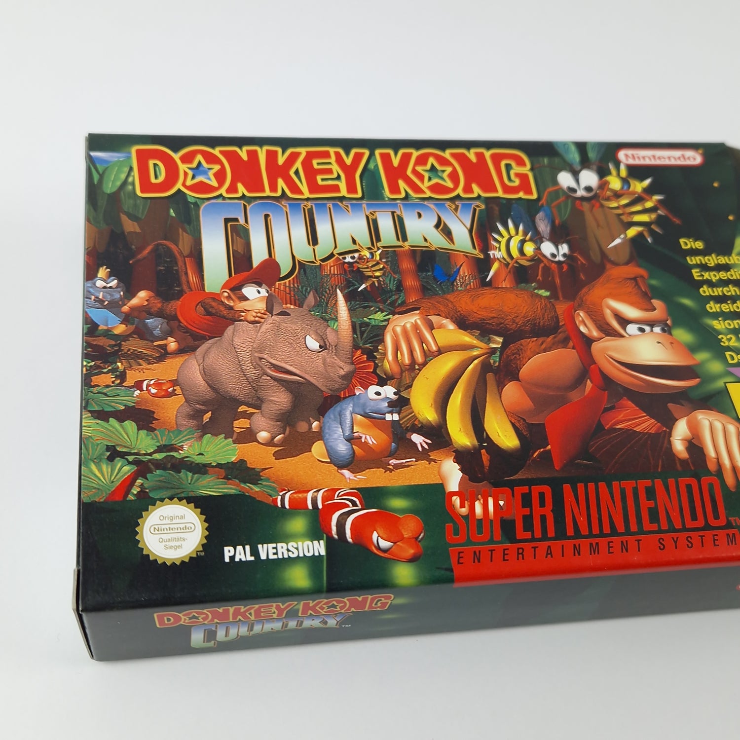 Super Nintendo Game: Donkey Kong Country 1 - Module Instructions OVP cib / SNES