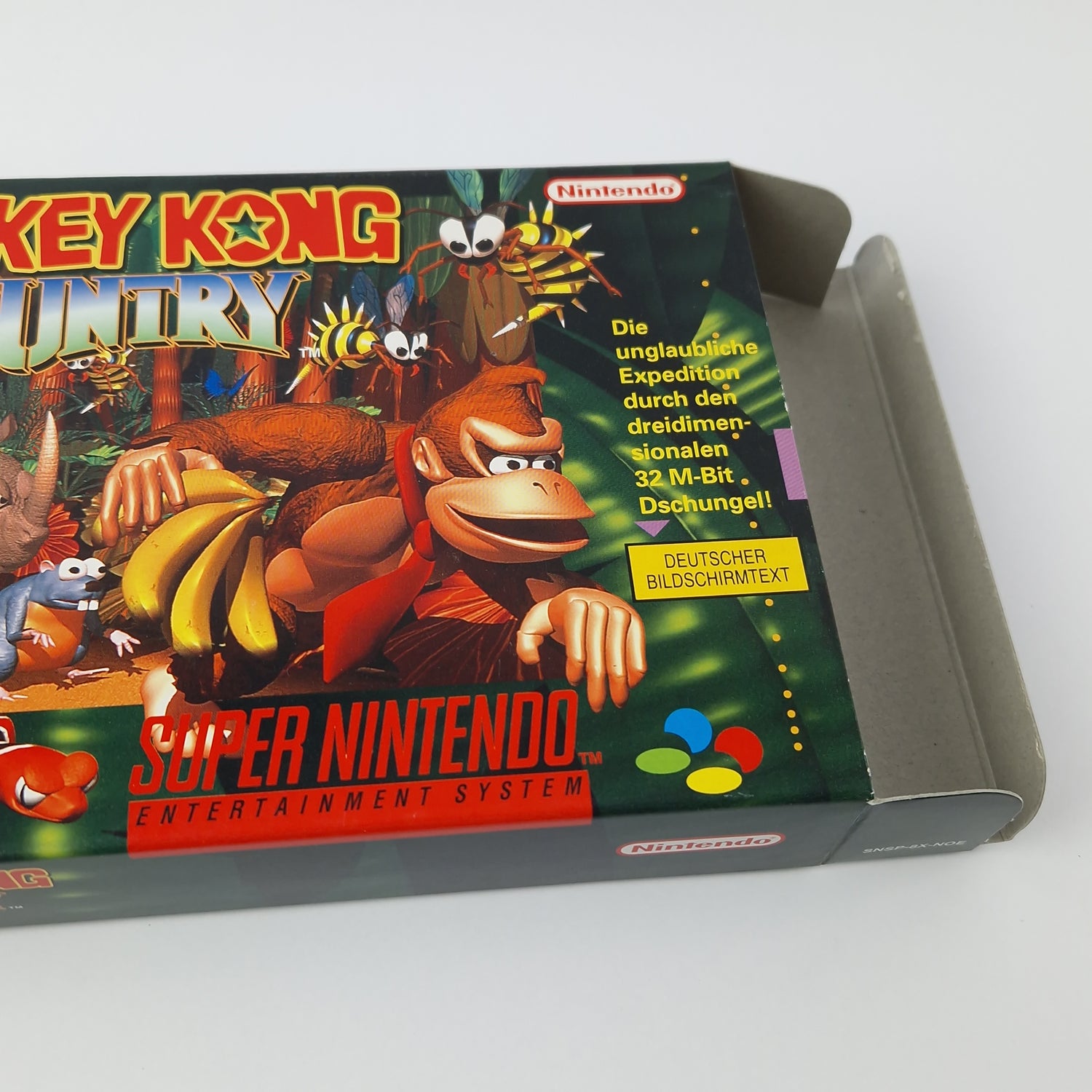 Super Nintendo Spiel : Donkey Kong Country 1 - Modul Anleitung OVP cib / SNES