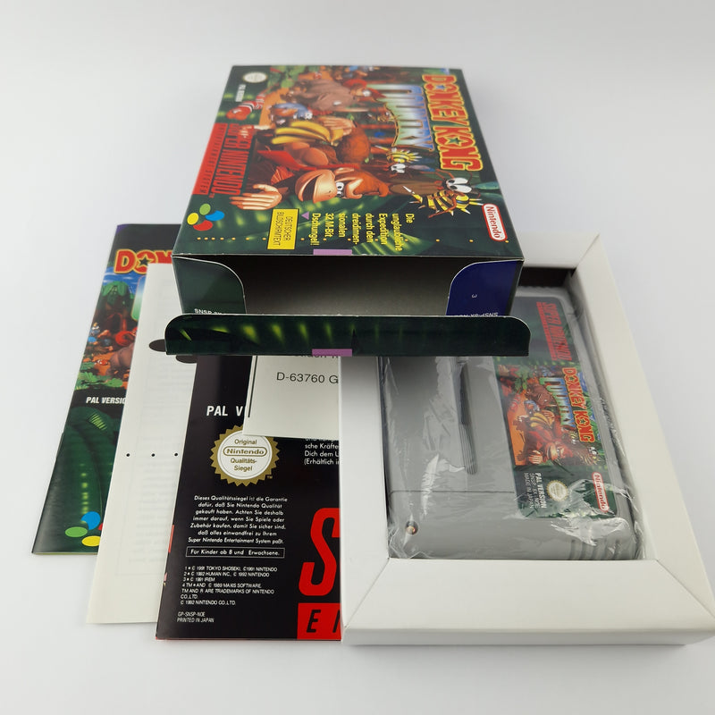 Super Nintendo Game: Donkey Kong Country 1 - Module Instructions OVP cib / SNES