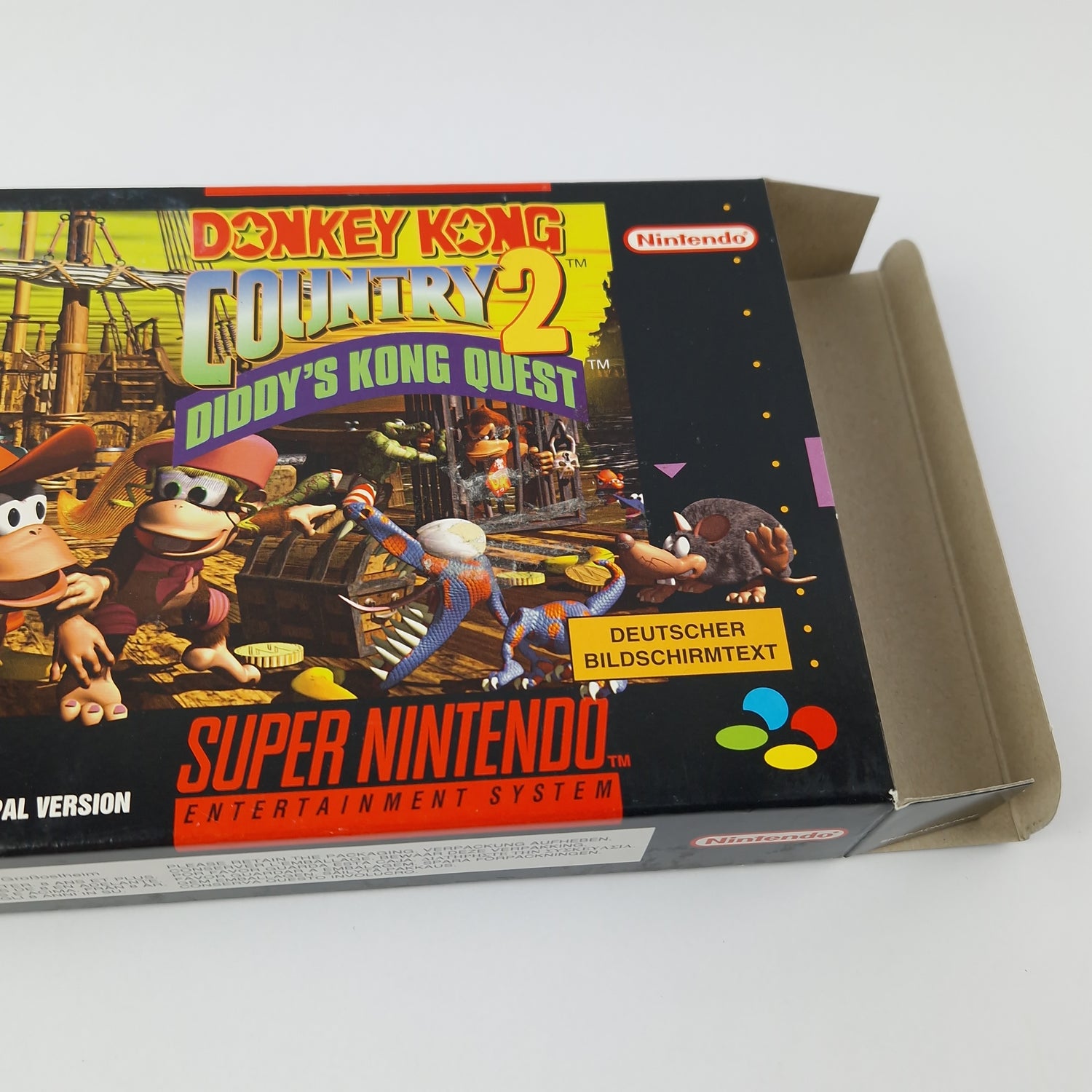 Super Nintendo Game: Donkey Kong Country 2 - Module Instructions OVP cib / SNES